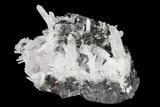Quartz, Sphalerite & Pyrite Crystal Association - Peru #141848-4
